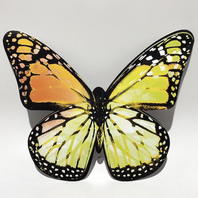 BUTTERFLY, (Small) Yellow 50cm H x 65cm W